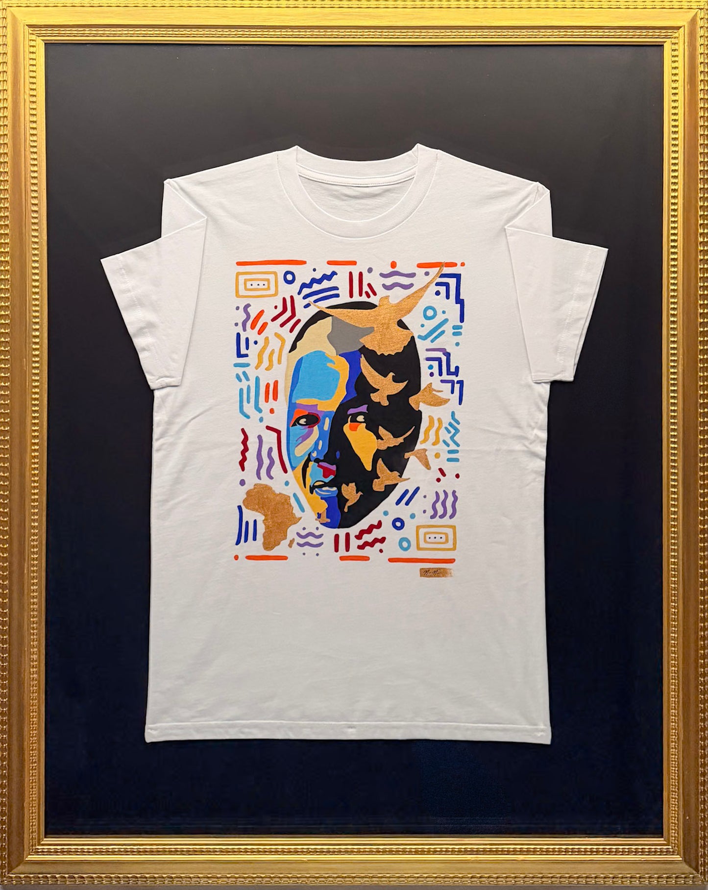 Nelson Mandela-Unbroken Art Tee by Ness