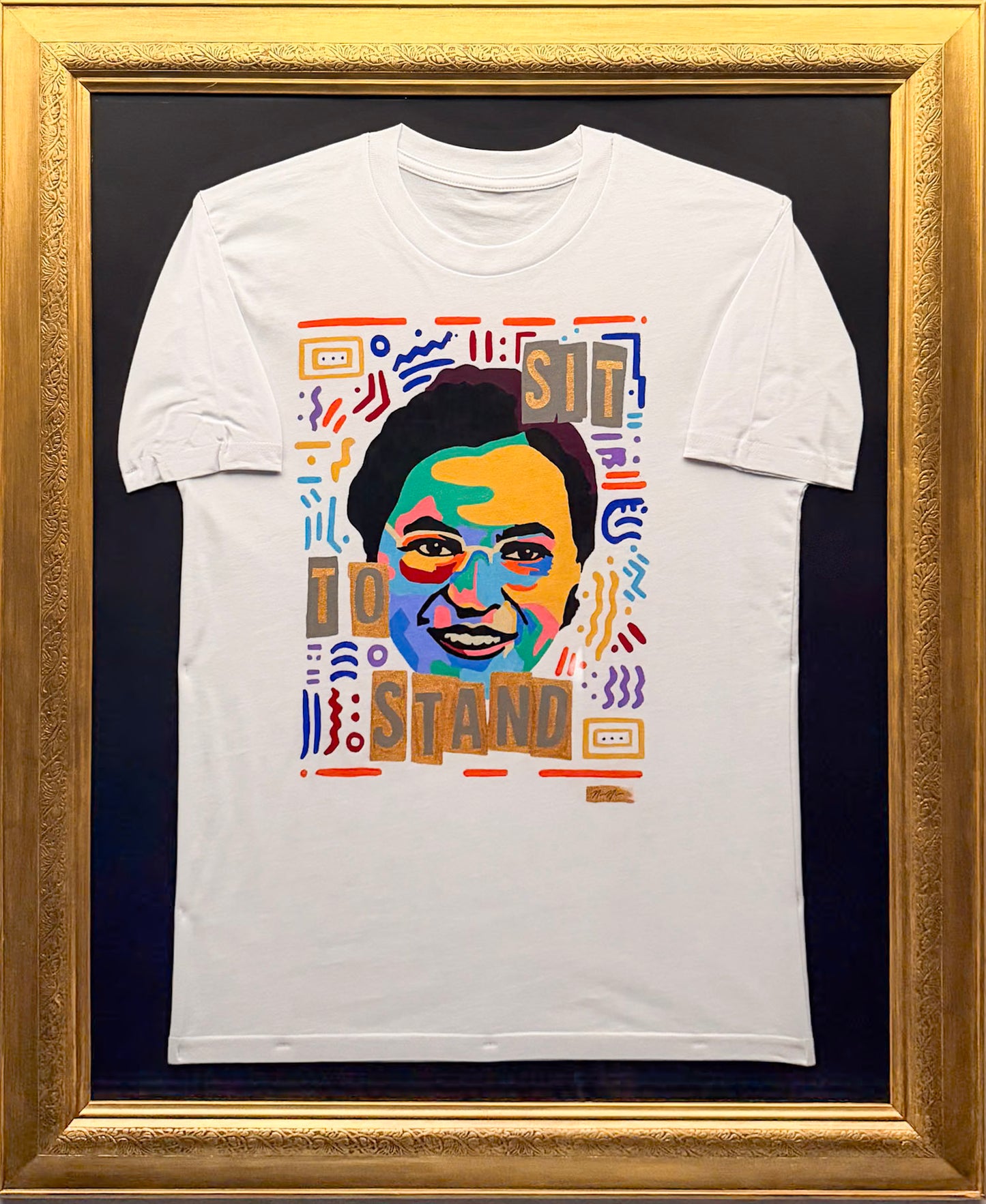 Rosa Parks-Sit to Stand Art Tee by Ness