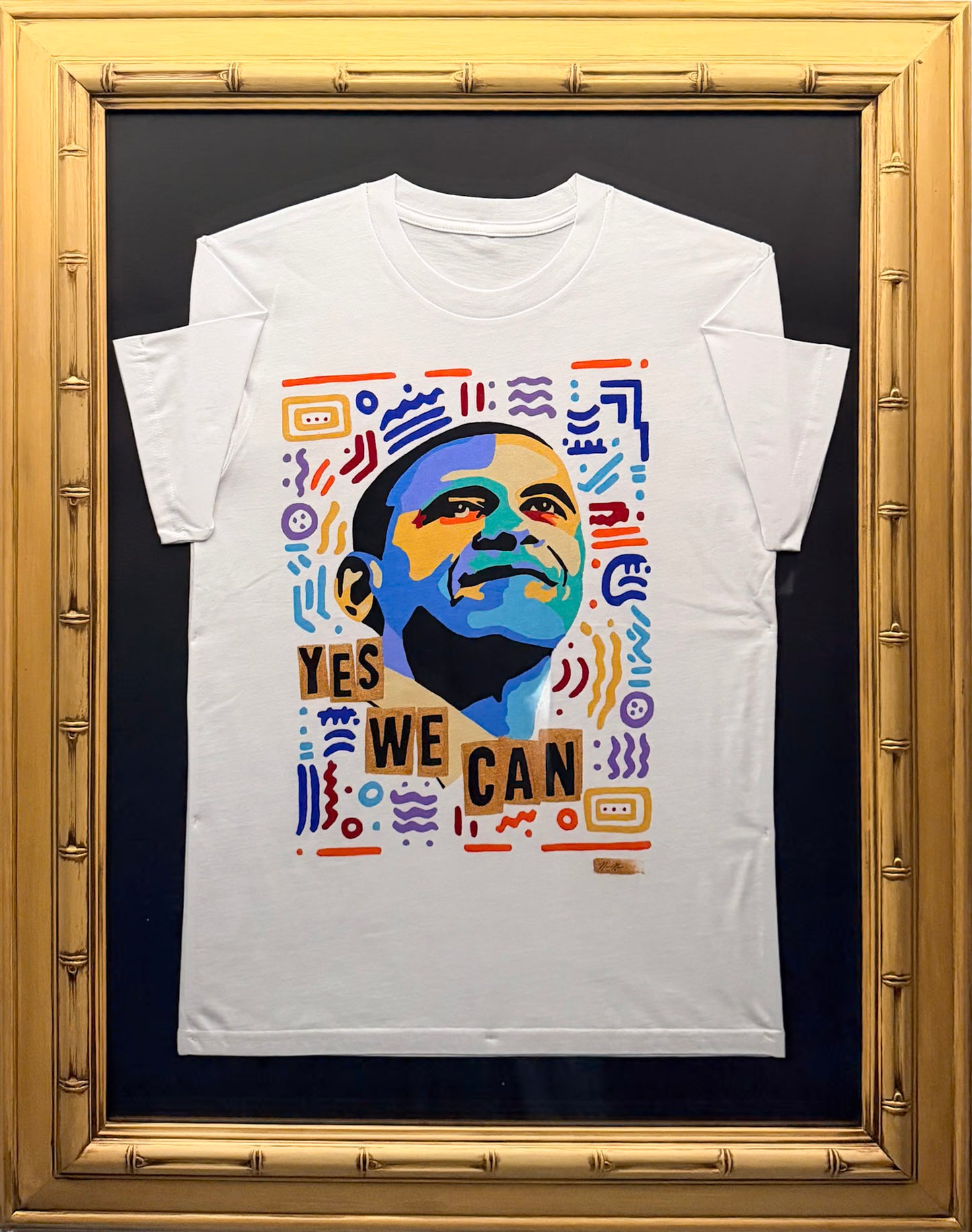 Obama-We can…WE DID!!! Art Tee by Ness
