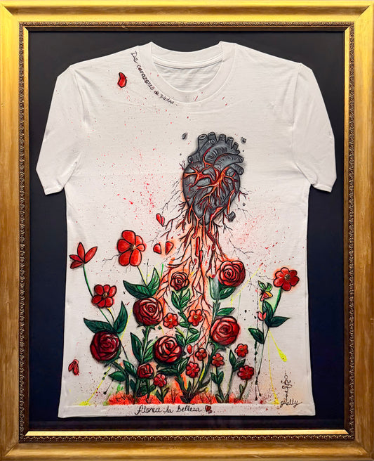 From Hearts of Stone, Beauty Emerges. Art Tee by Grace Kelly