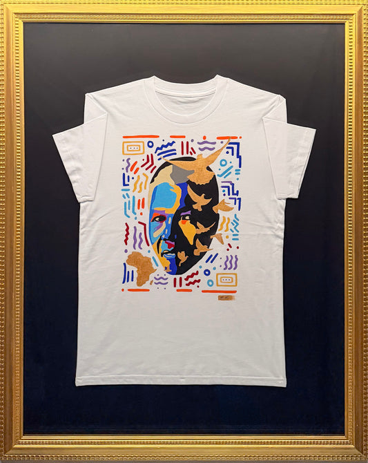 Nelson Mandela-Unbroken Art Tee by Ness