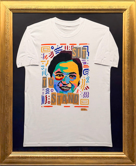 Rosa Parks-Sit to Stand Art Tee by Ness
