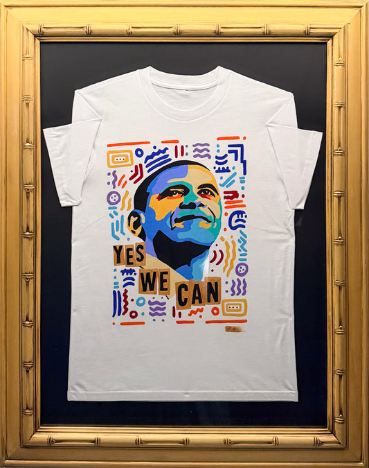 Obama-We can…WE DID!!! Art Tee by Ness